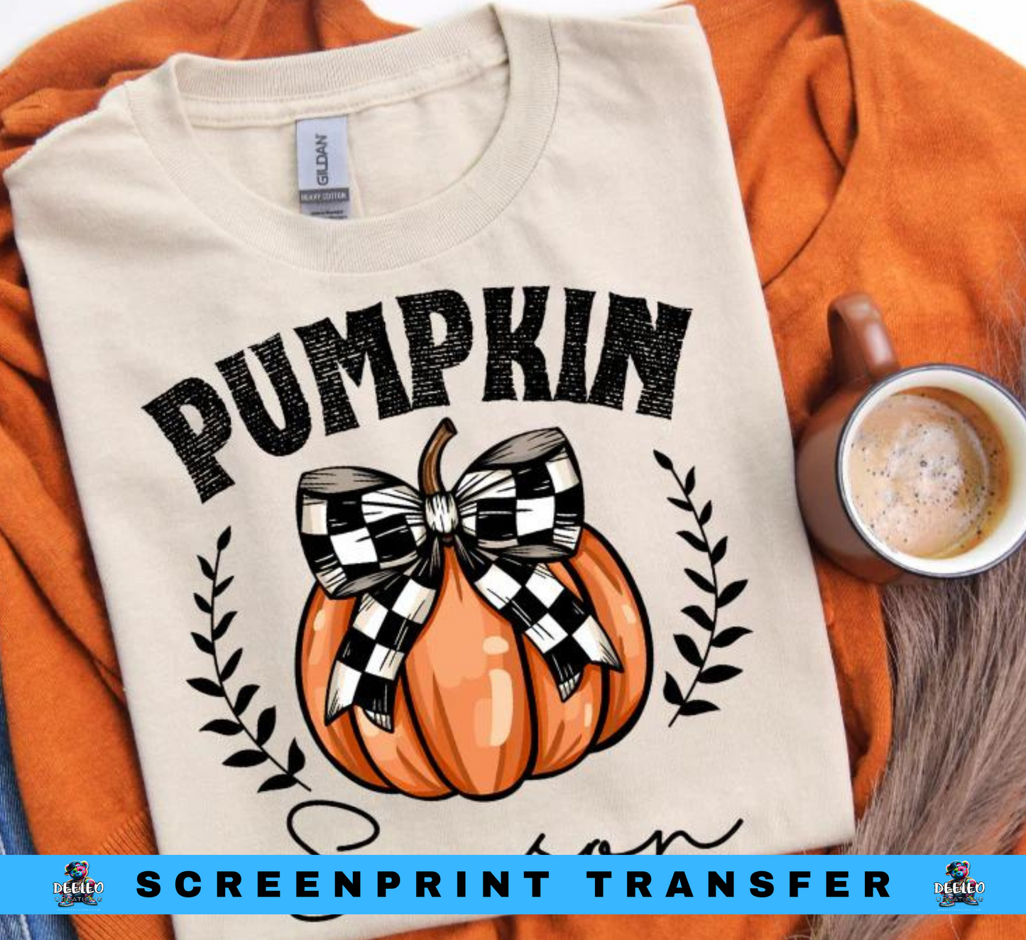 Pumpkin Season Screenprint Transfer