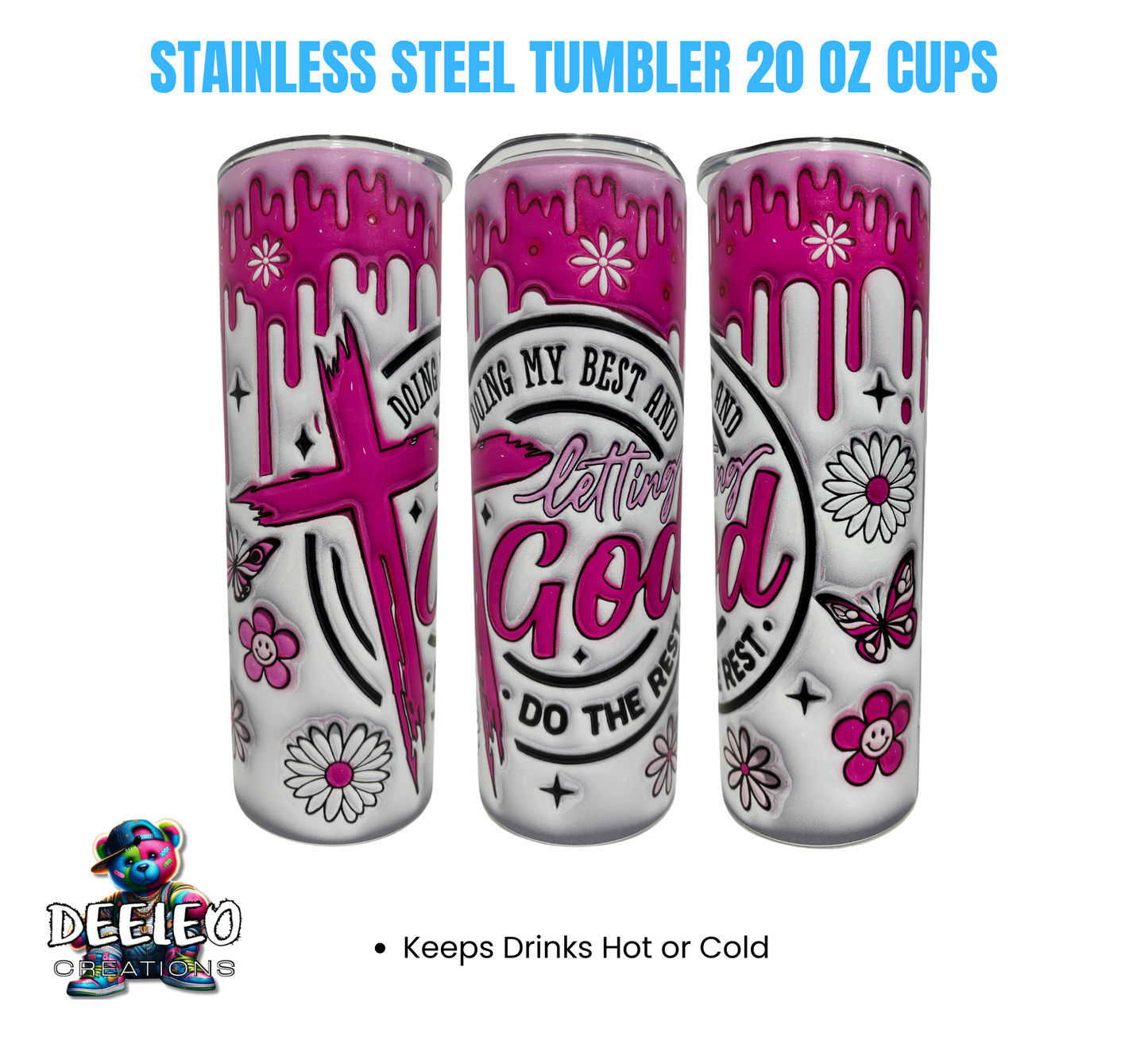 Doing My Best Stainless Steel 20 Oz Tumbler