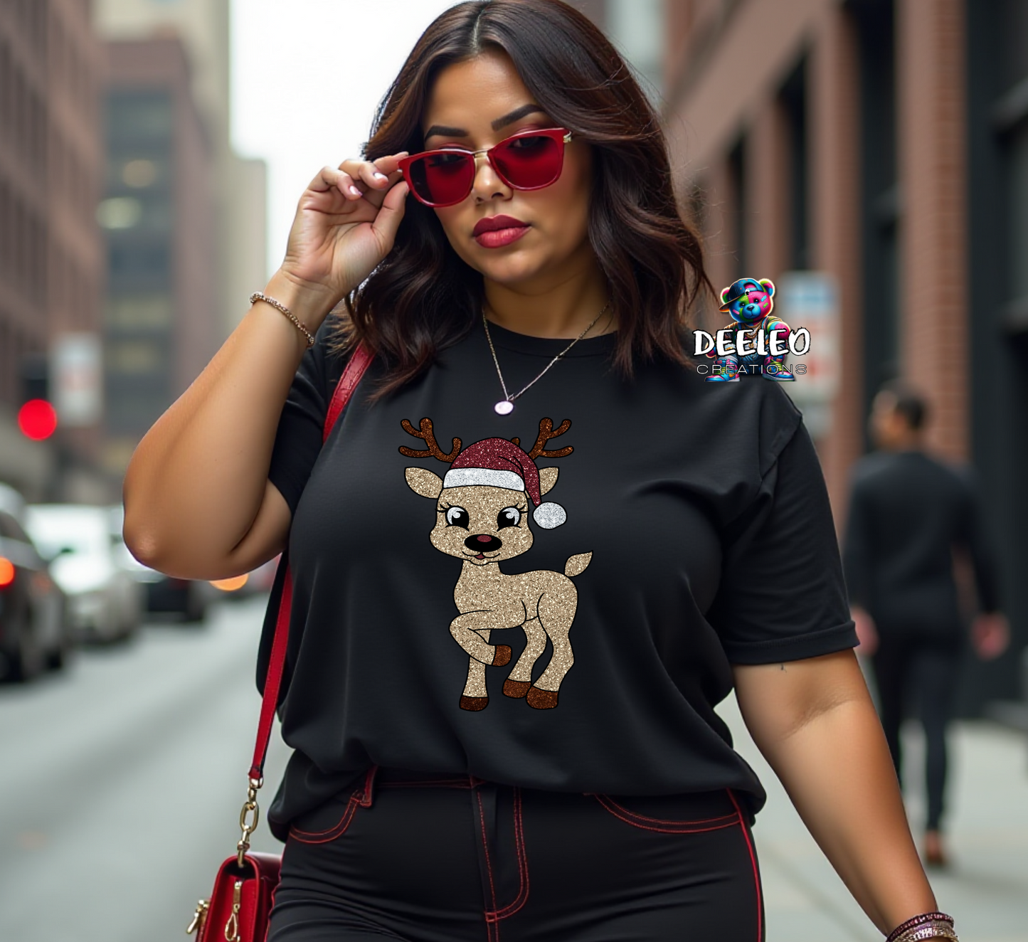 Glitter Reindeer T-Shirt