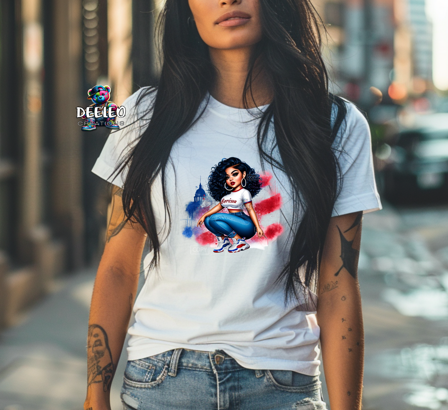 Puerto Rico Girlie Shirt