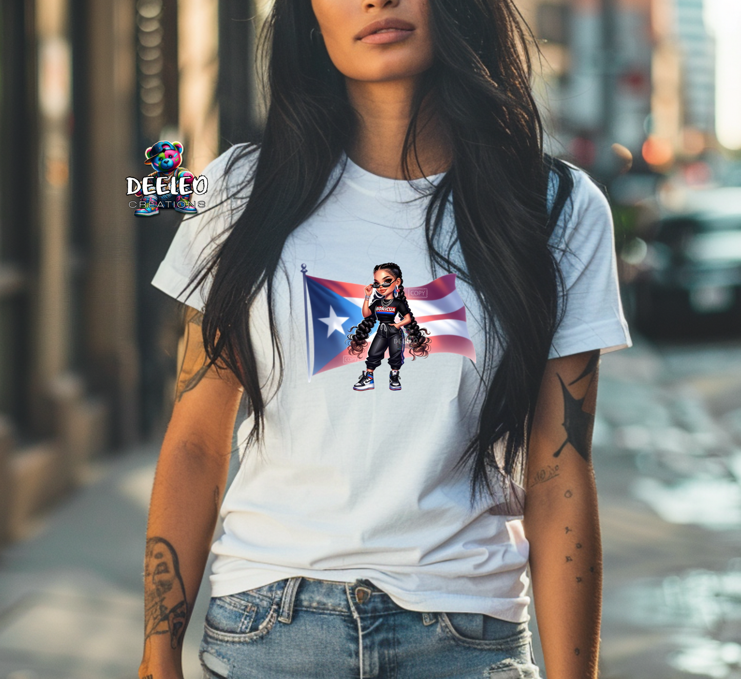 PR Boricua Girlie Shirt