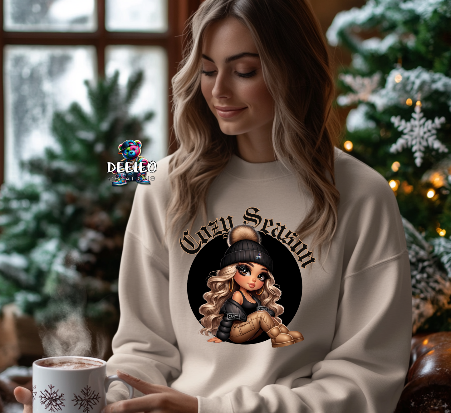 Cozy Season Girl Sweatshirt