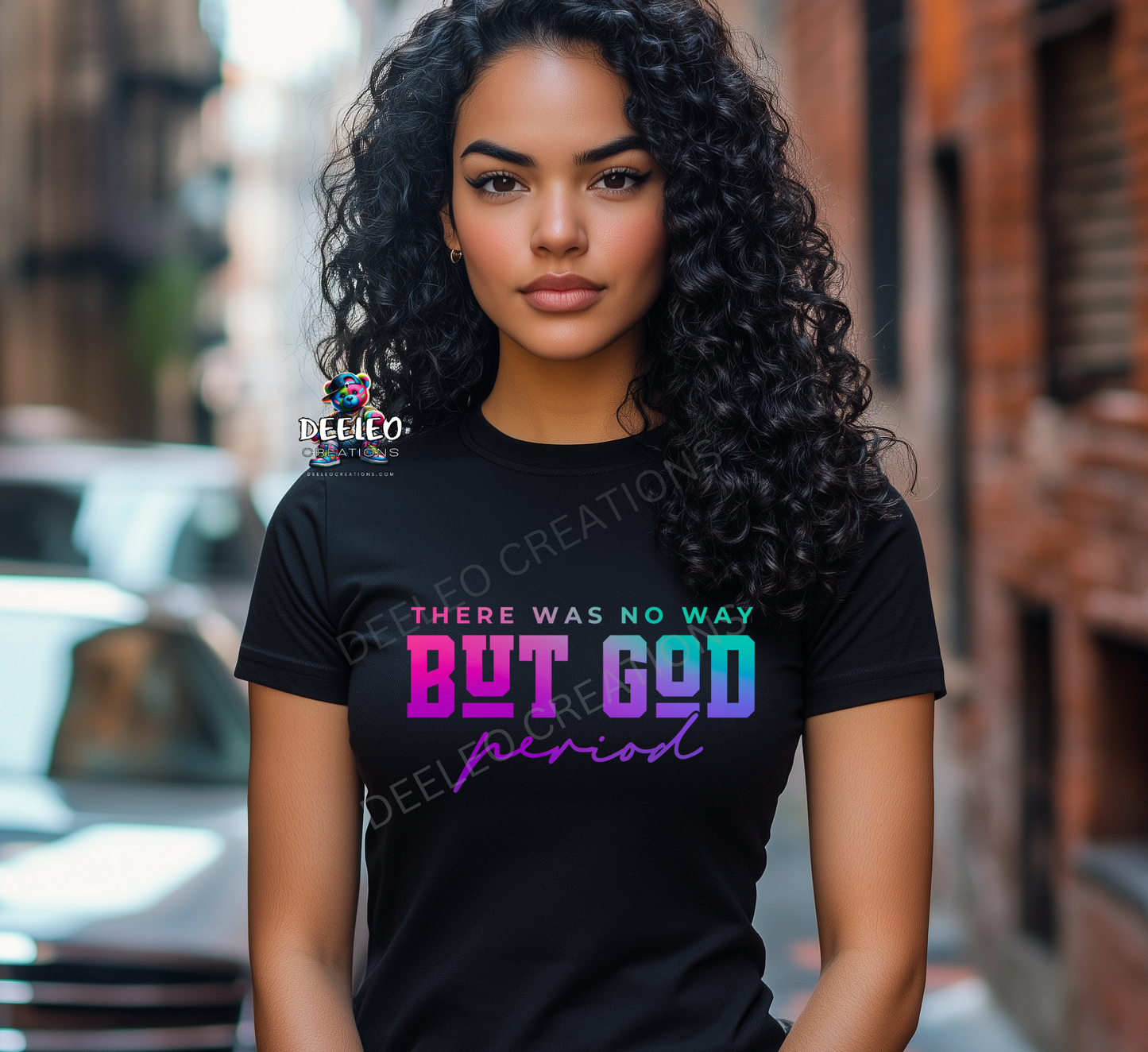There was no way BUT GOD period DTF Transfer