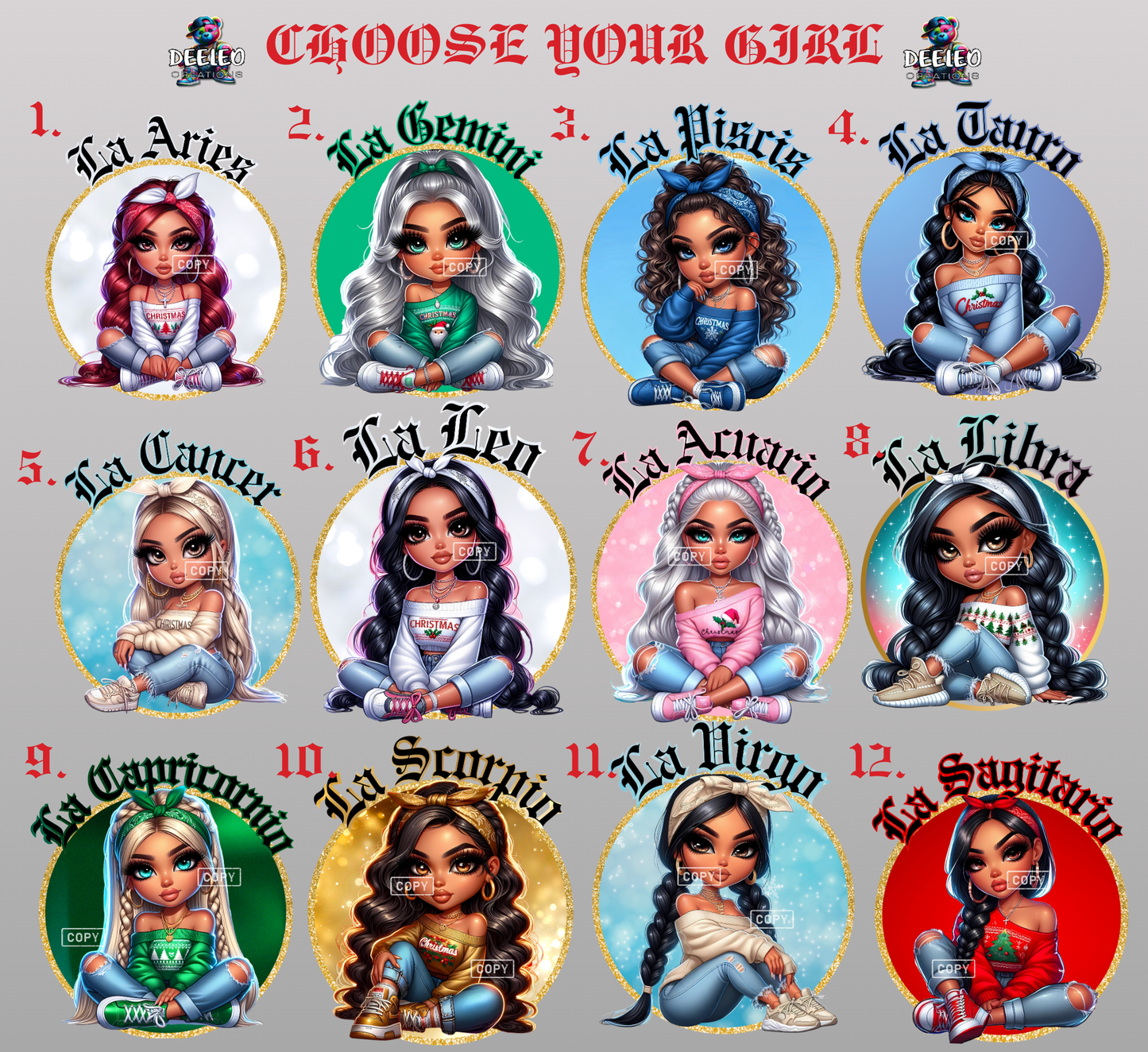 Christmas Sweater Zodiac Hoodie
