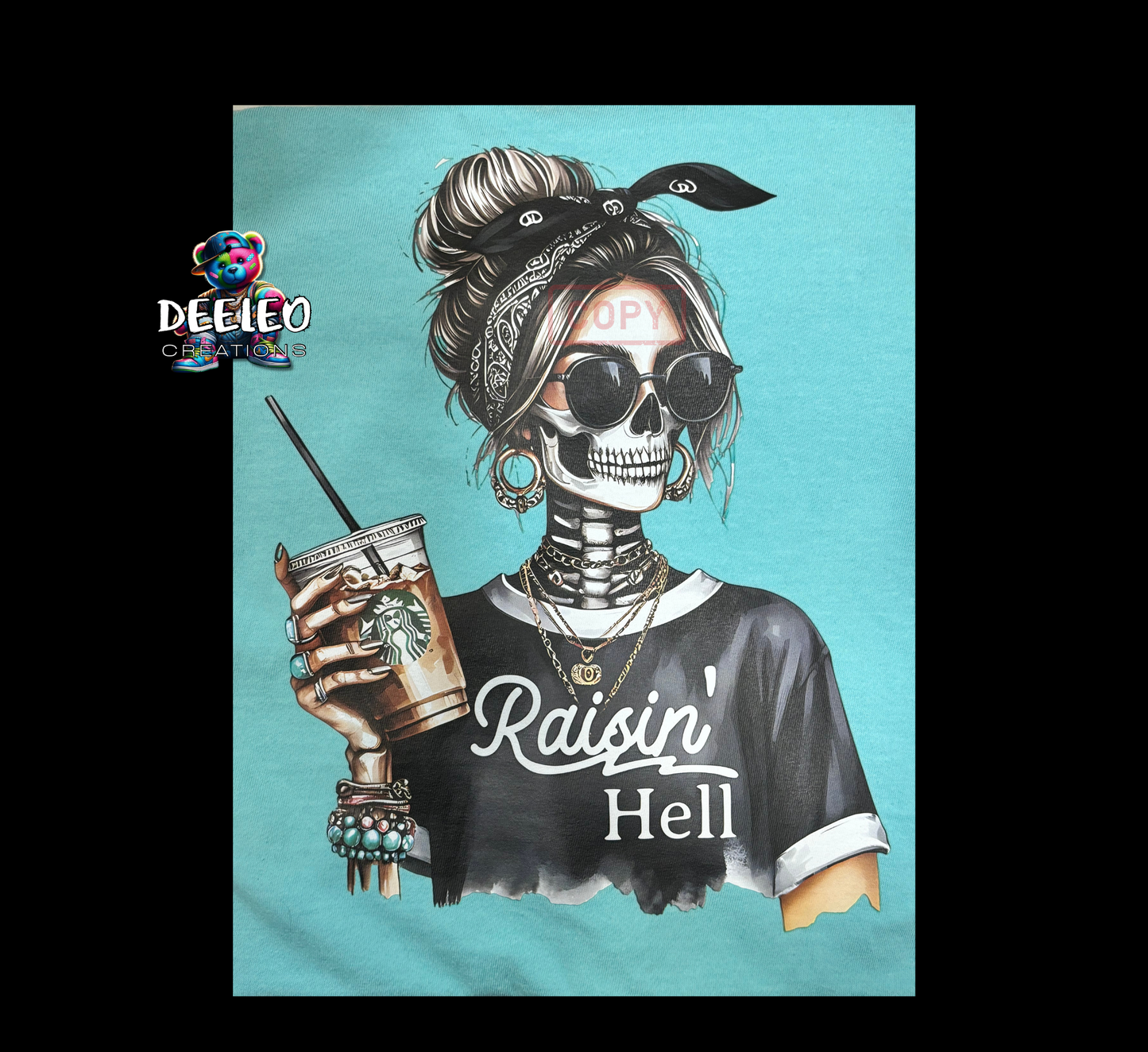 Raising Hell Skull Girl T-Shirt