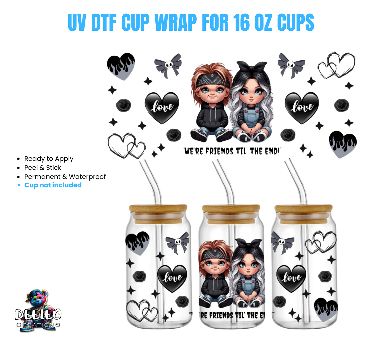 Together Forever (UV DTF Cup Wrap)