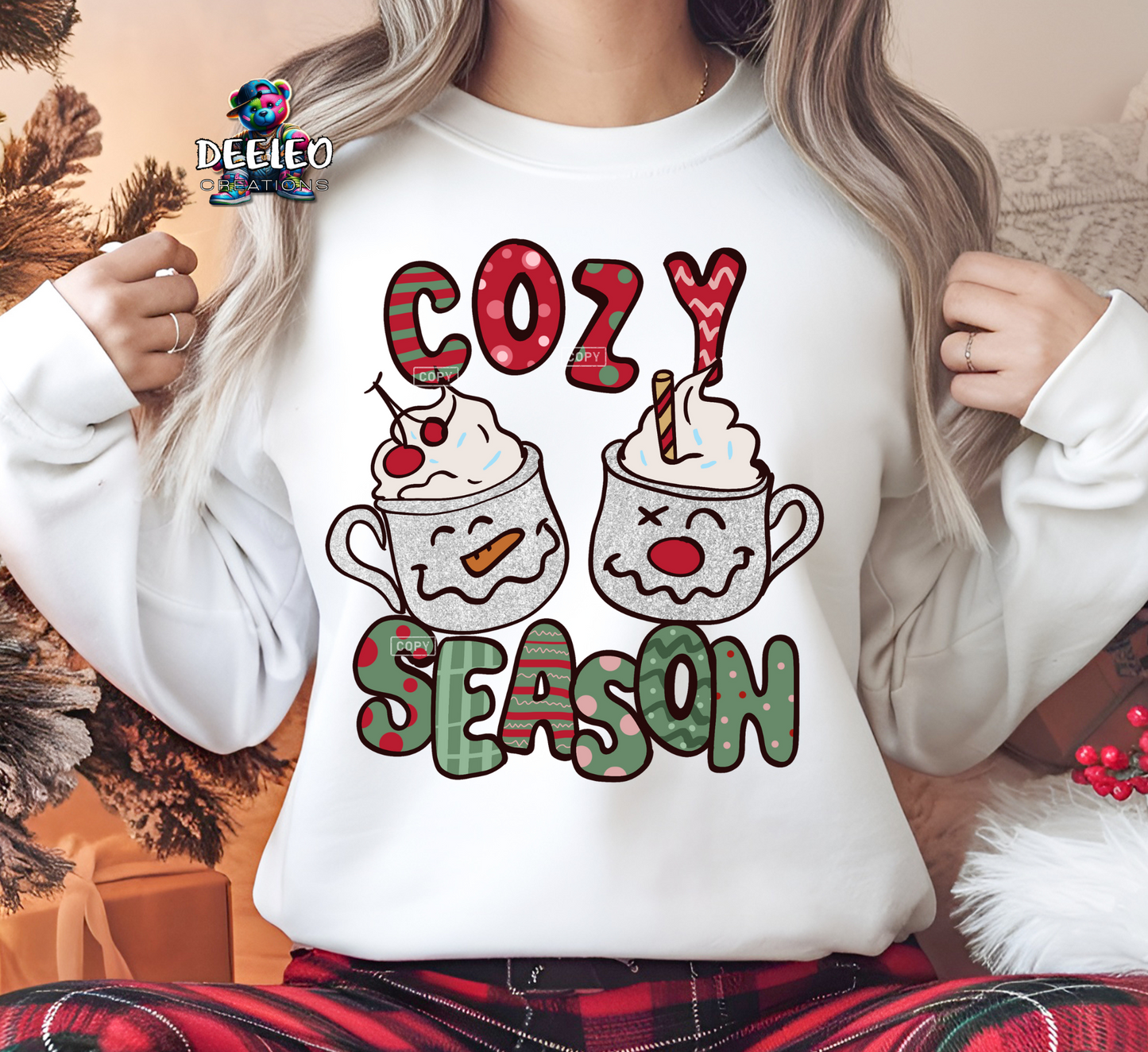 Cozy Season Cups Sweatshirt
