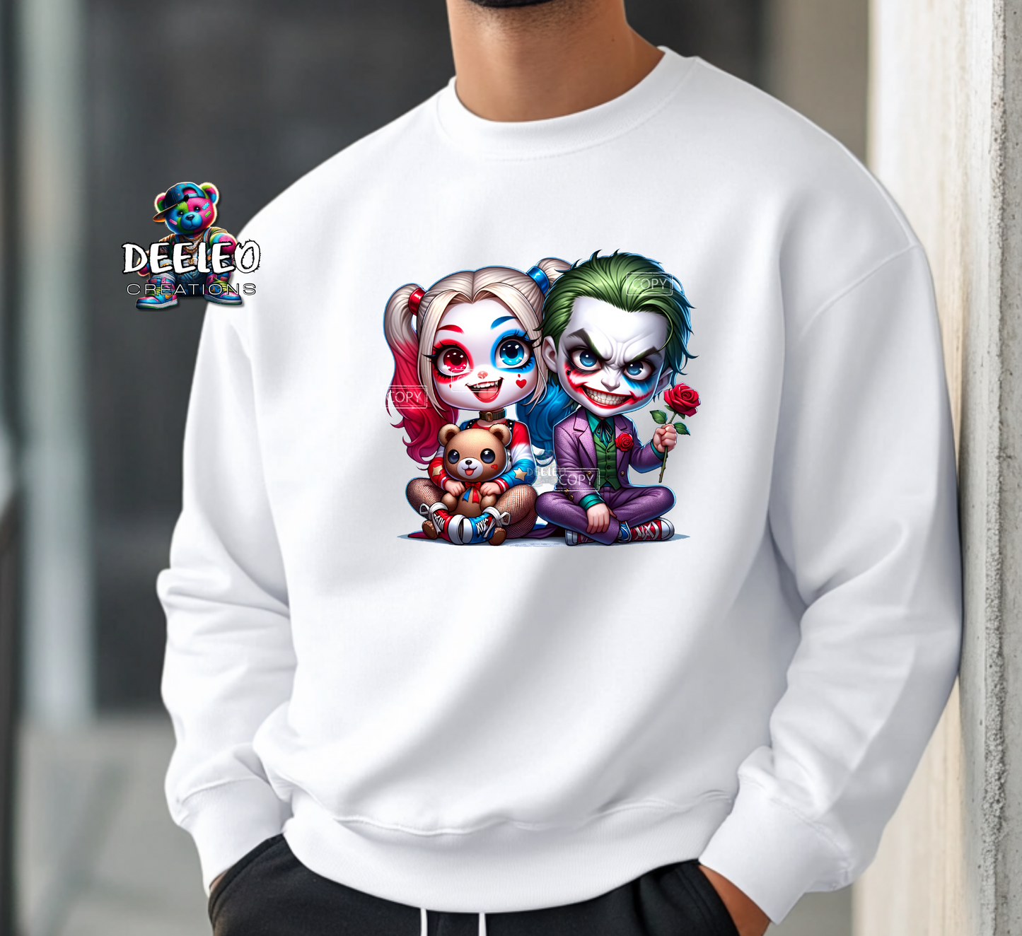 H J Horror Couple Sweatshirt