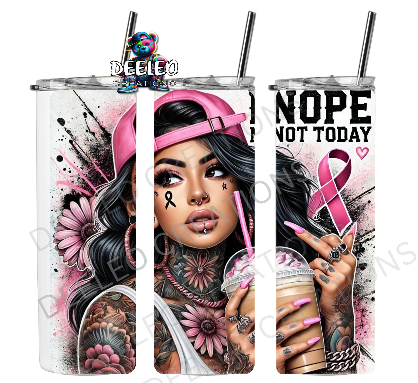 Nope Not Today Stainless Steel 20 oz Tumbler