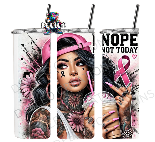 Nope Not Today Stainless Steel 20 oz Tumbler