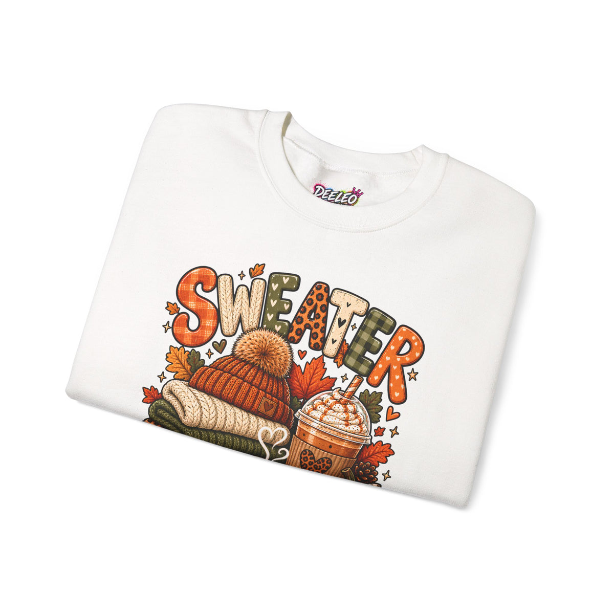 Sweater Weather Crewneck Sweatshirt | Fall Cozy Pumpkin Coffee Autumn