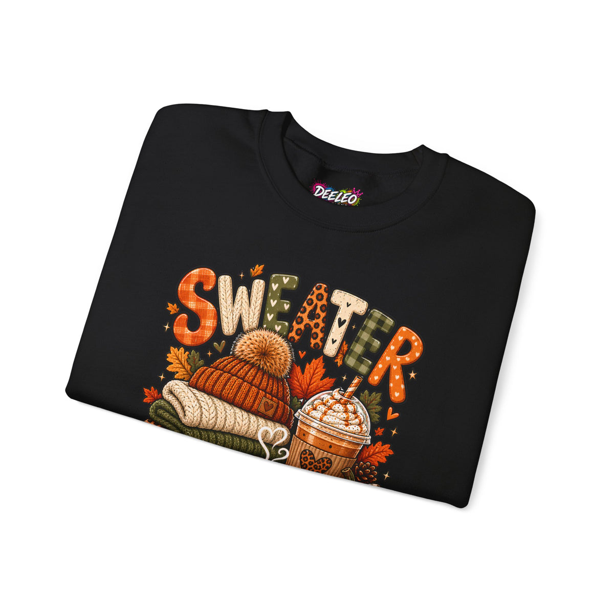 Sweater Weather Crewneck Sweatshirt | Fall Cozy Pumpkin Coffee Autumn