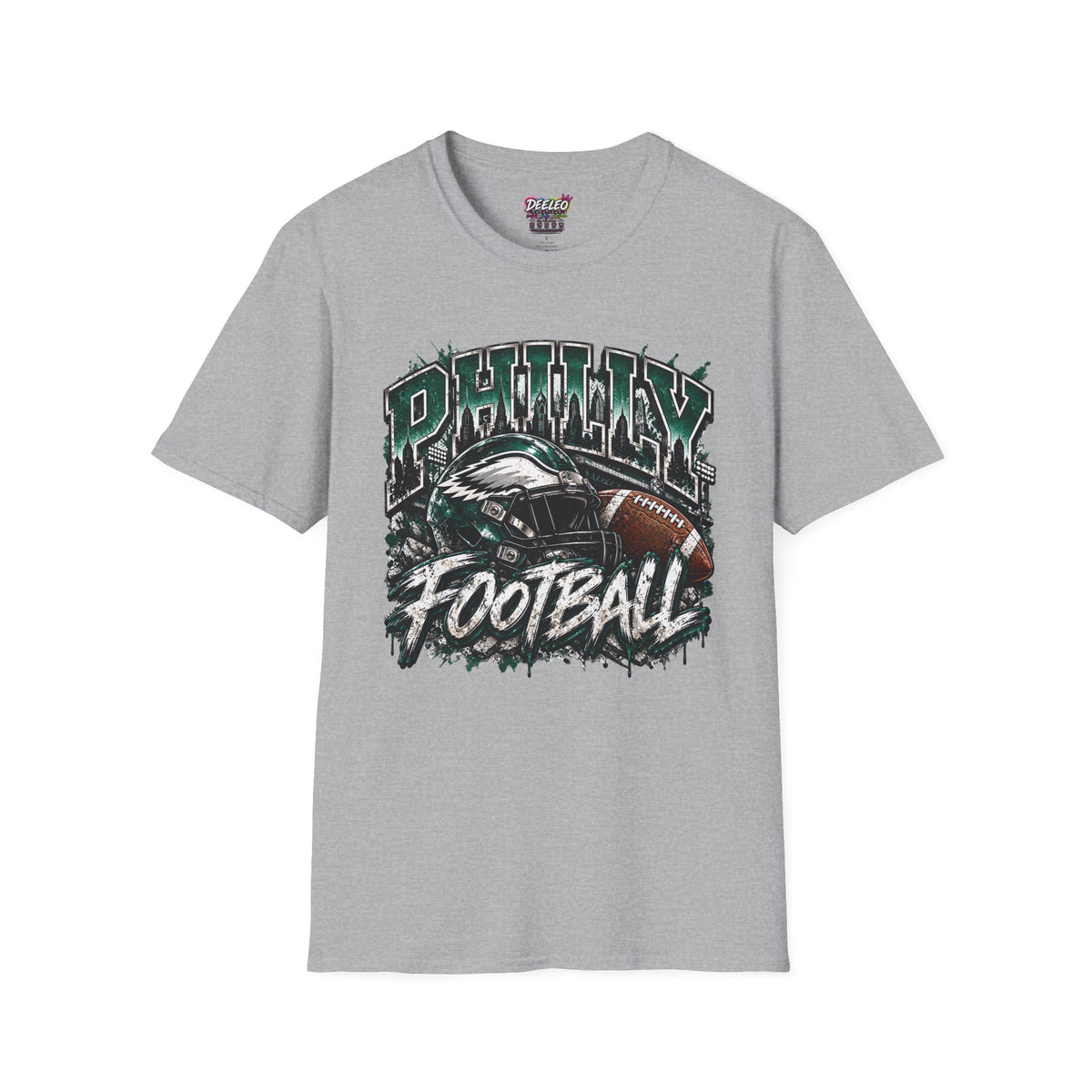 Philly Football T-Shirt — Graphic Football Helmet & Football Tee