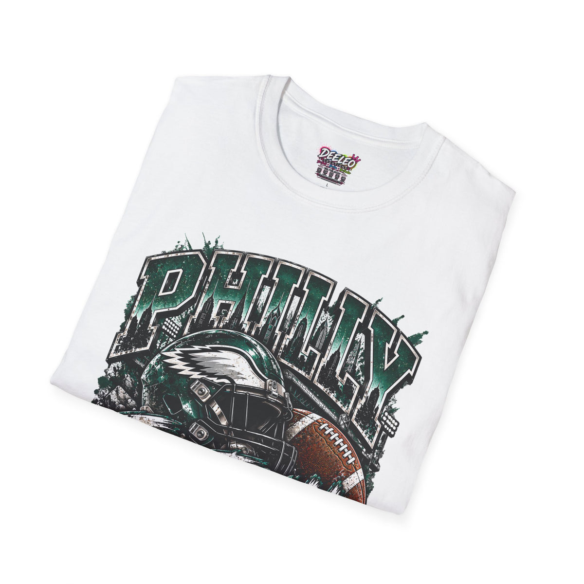 Philly Football T-Shirt — Graphic Football Helmet & Football Tee