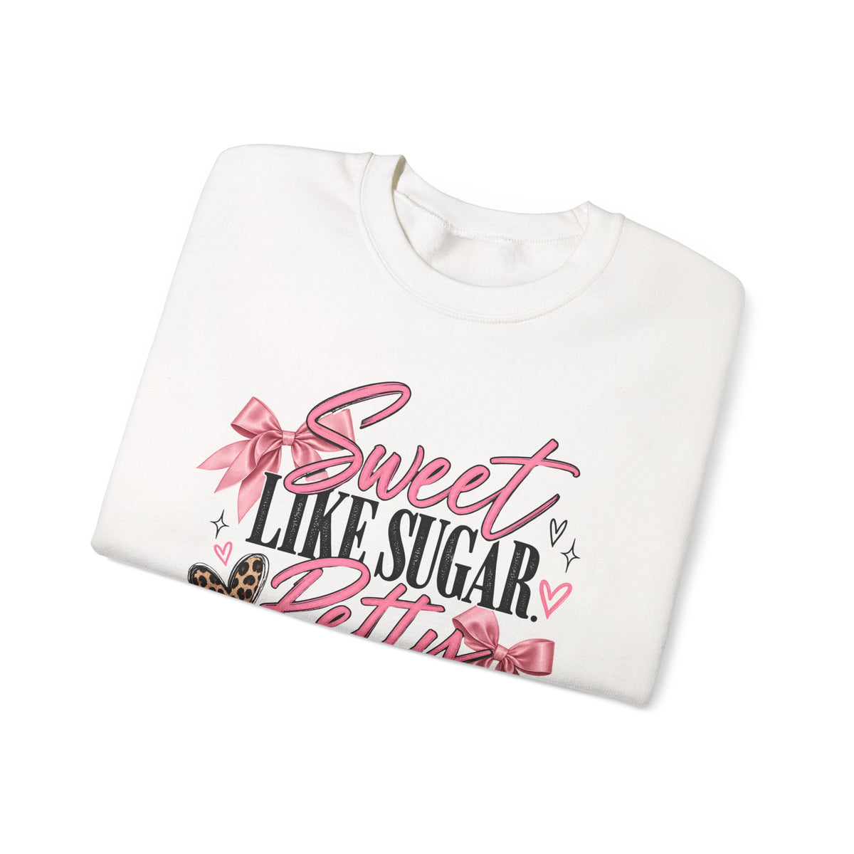 Sweet Like Sugar, Petty Like Hell Crewneck Sweatshirt