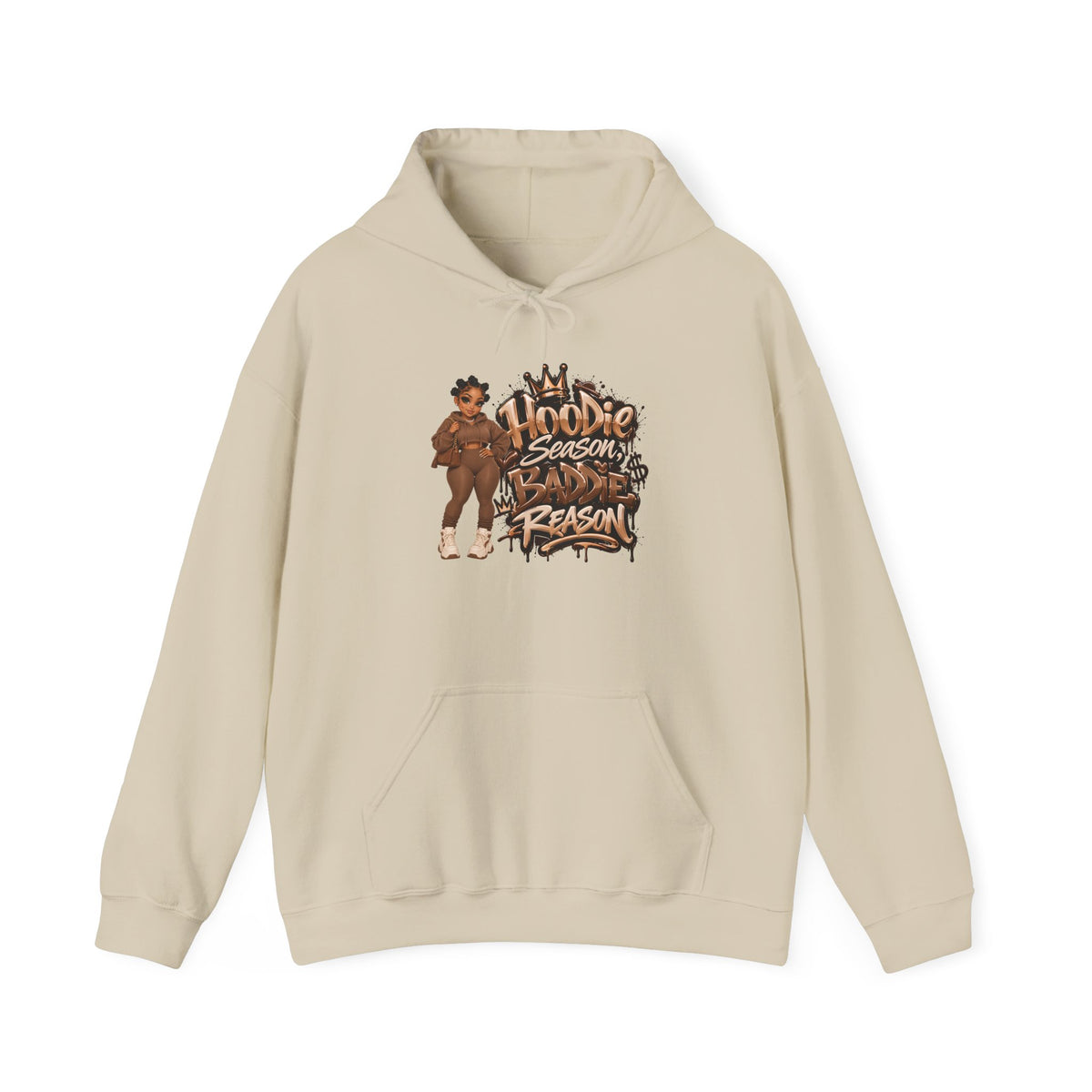 Hoodie Season Baddie Reason | Graphic Sweatshirt