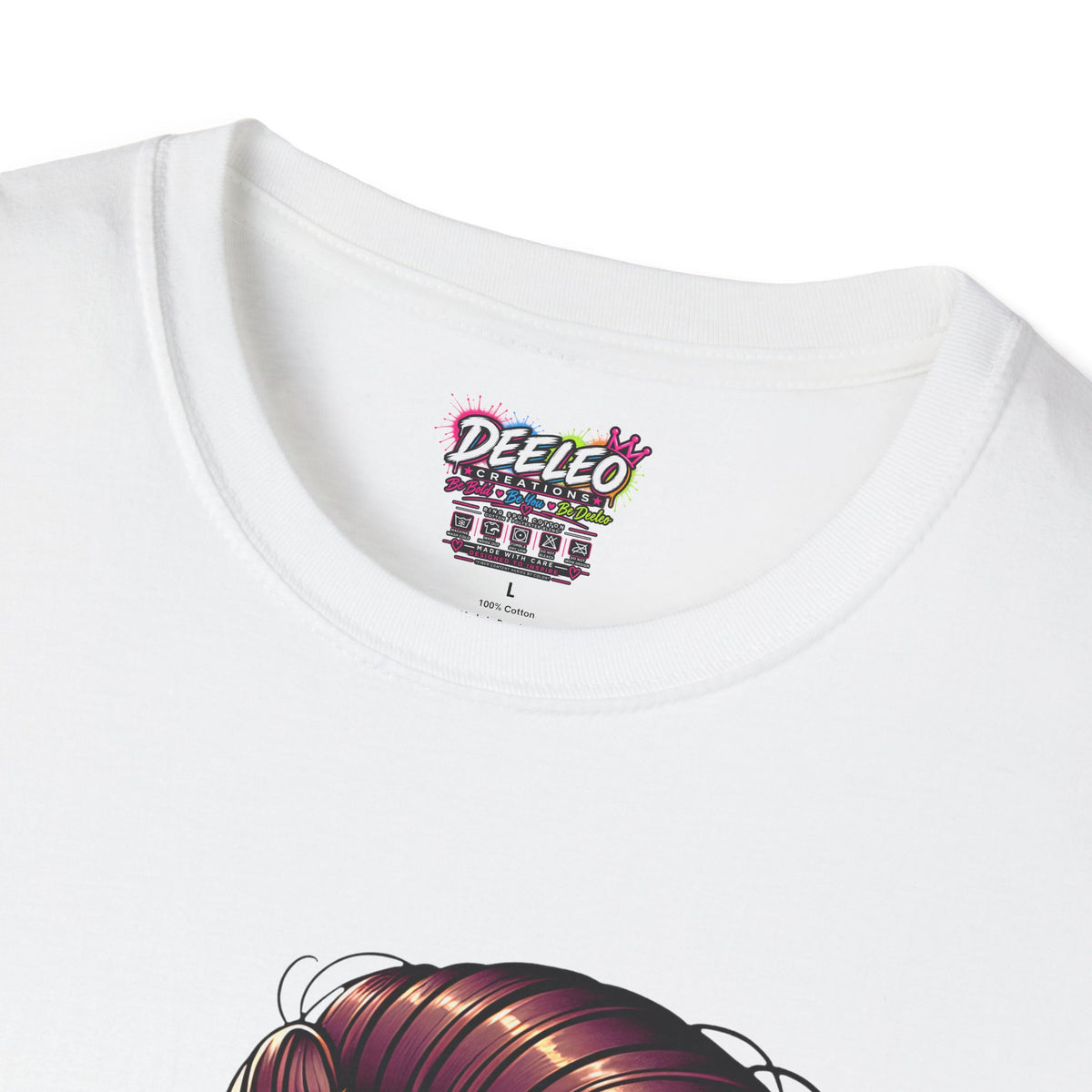 La Chismosa sugar skull T-Shirt | Day of the Dead diva, heart sunglasses