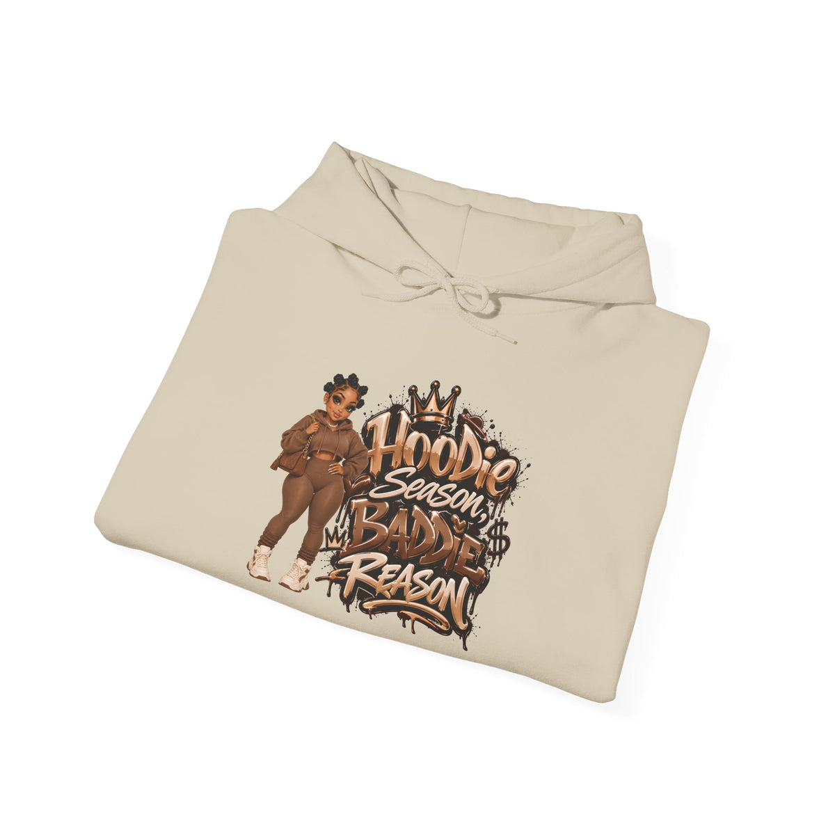 Hoodie Season Baddie Reason | Graphic Sweatshirt
