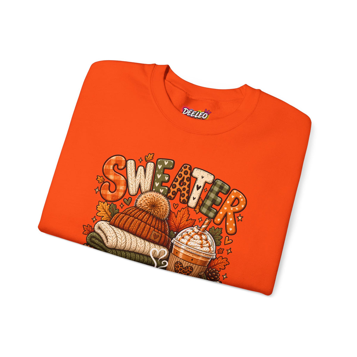 Sweater Weather Crewneck Sweatshirt | Fall Cozy Pumpkin Coffee Autumn