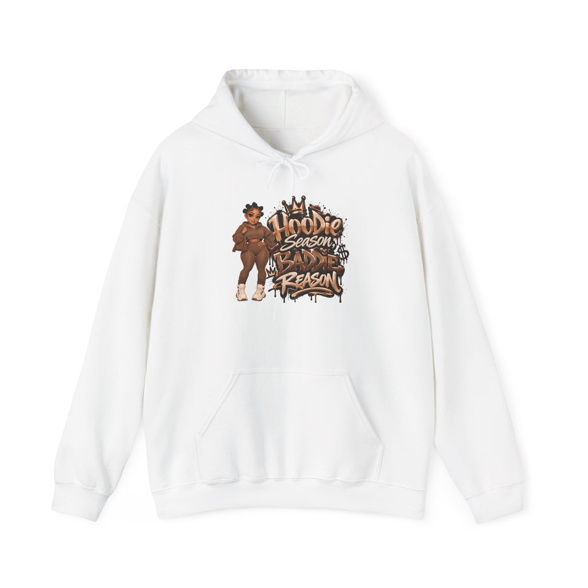 Hoodie Season Baddie Reason | Graphic Sweatshirt