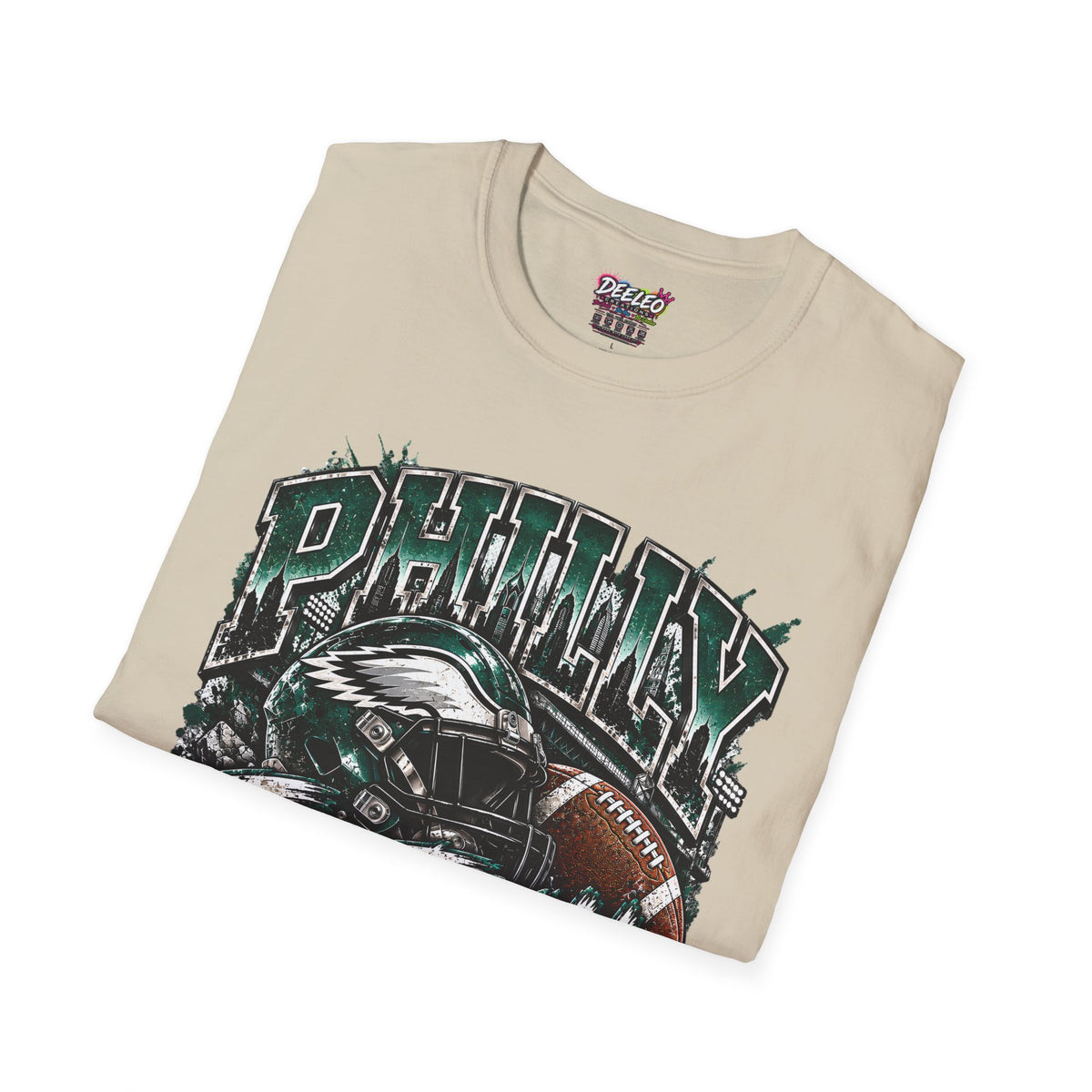 Philly Football T-Shirt — Graphic Football Helmet & Football Tee