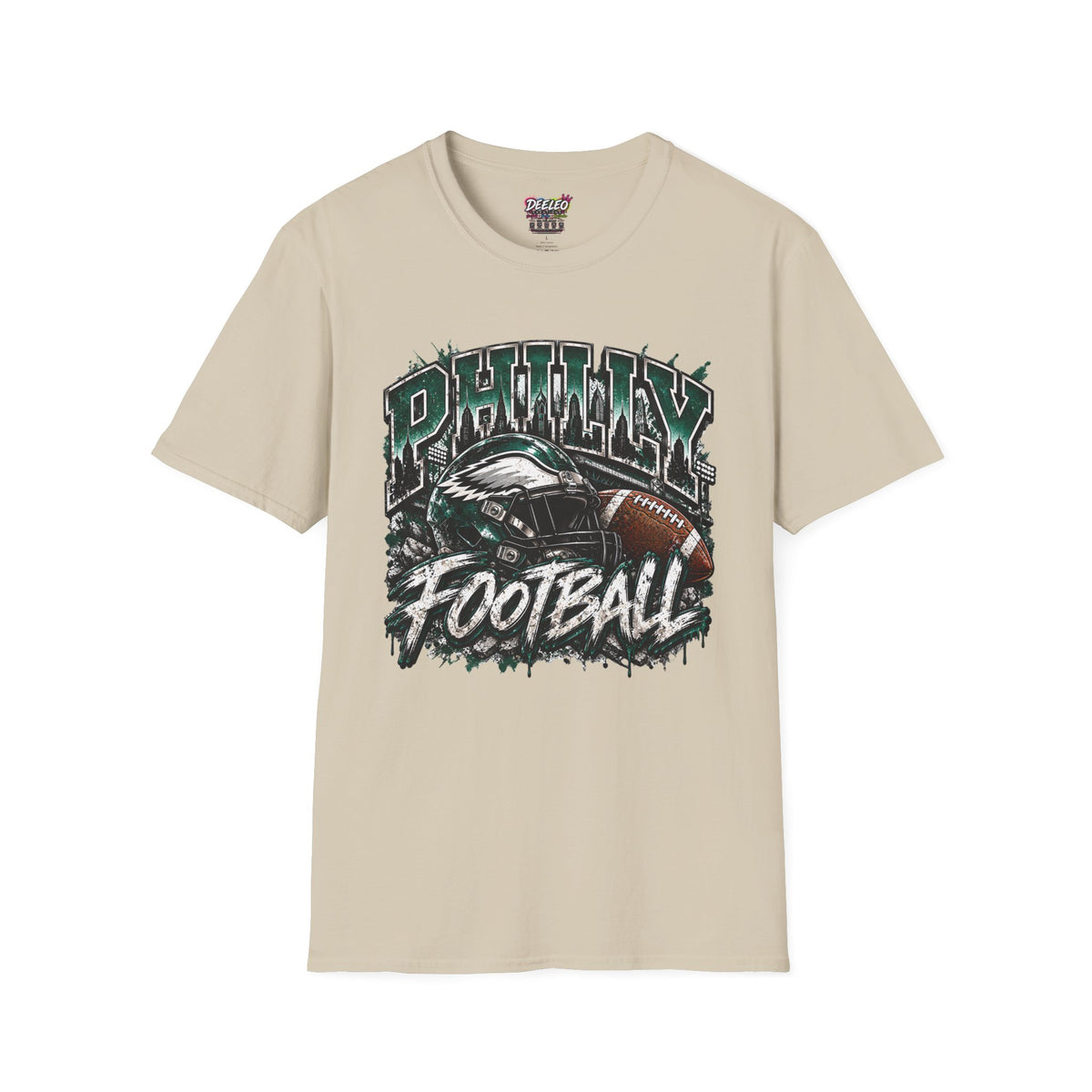 Philly Football T-Shirt — Graphic Football Helmet & Football Tee