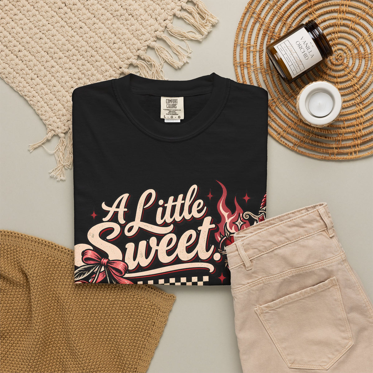 A Little Sweet A Lotta F*ck Around Find Out Graphic T-Shirt