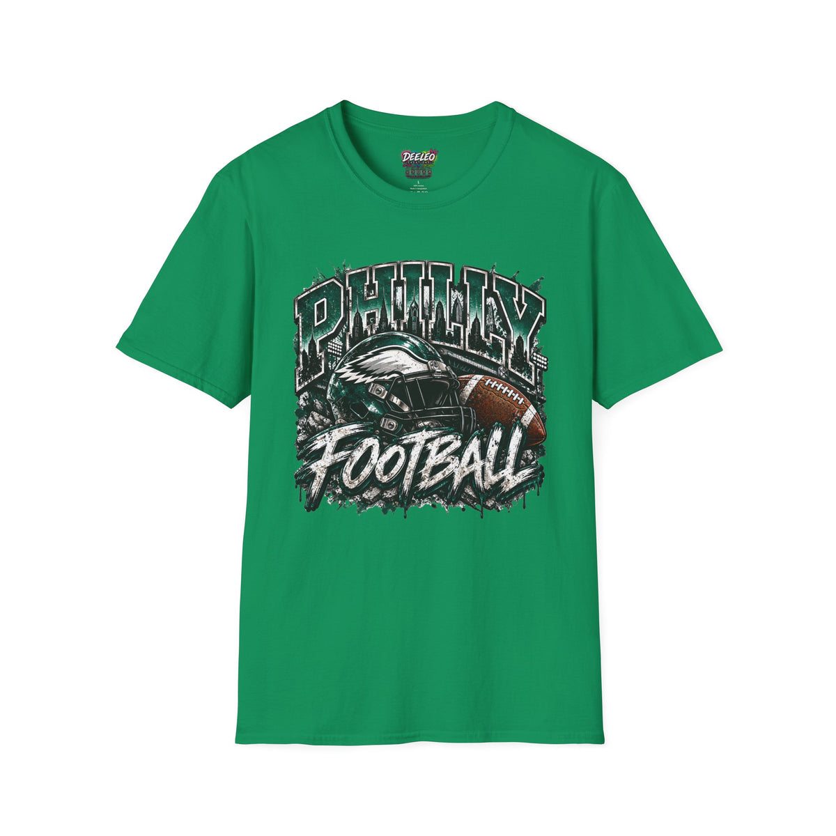 Philly Football T-Shirt — Graphic Football Helmet & Football Tee