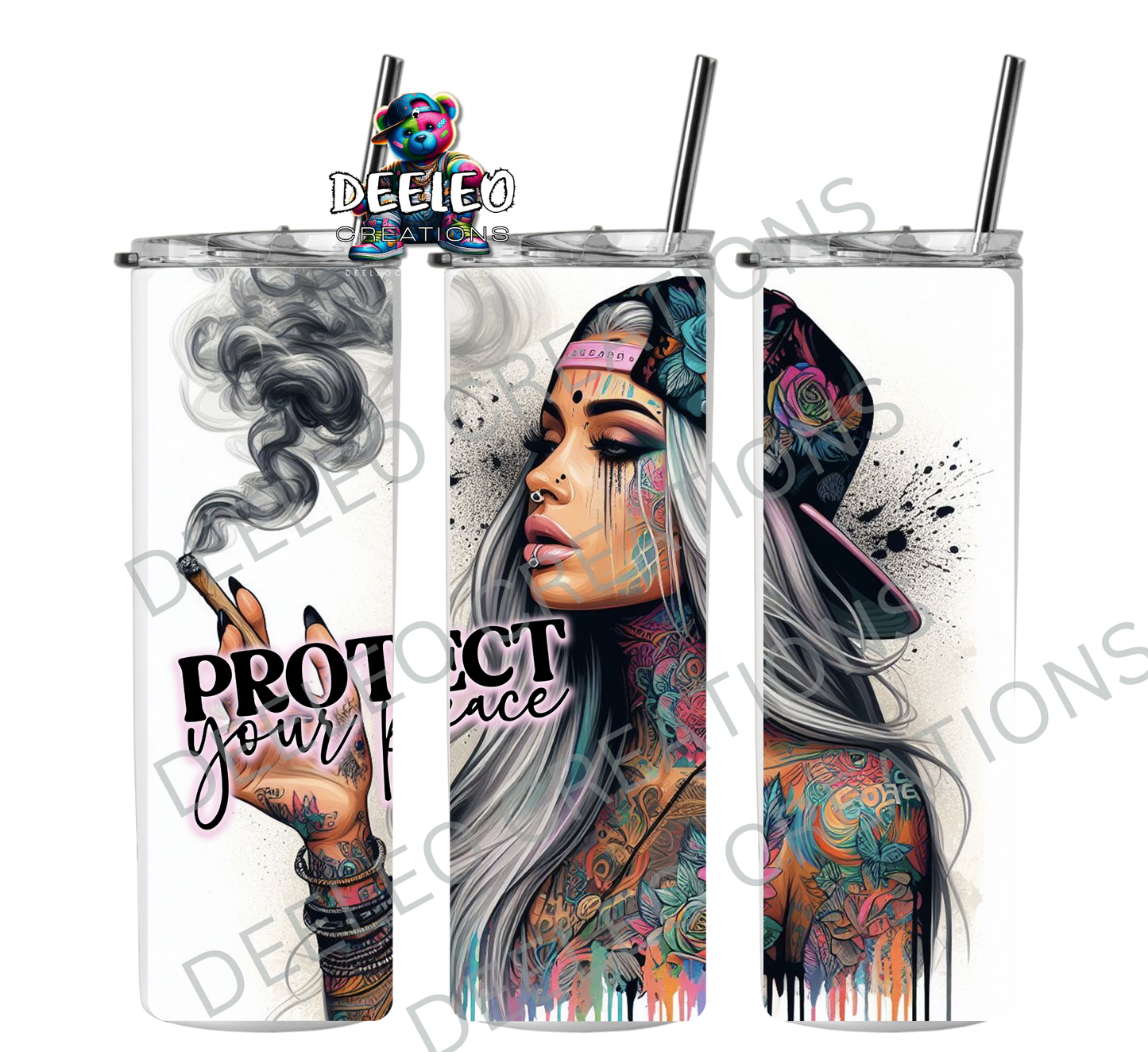 Protect your Peace Stainless Steel 20 oz Tumbler