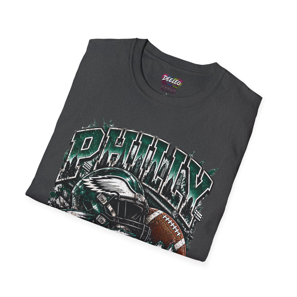 Philly Football T-Shirt — Graphic Football Helmet & Football Tee