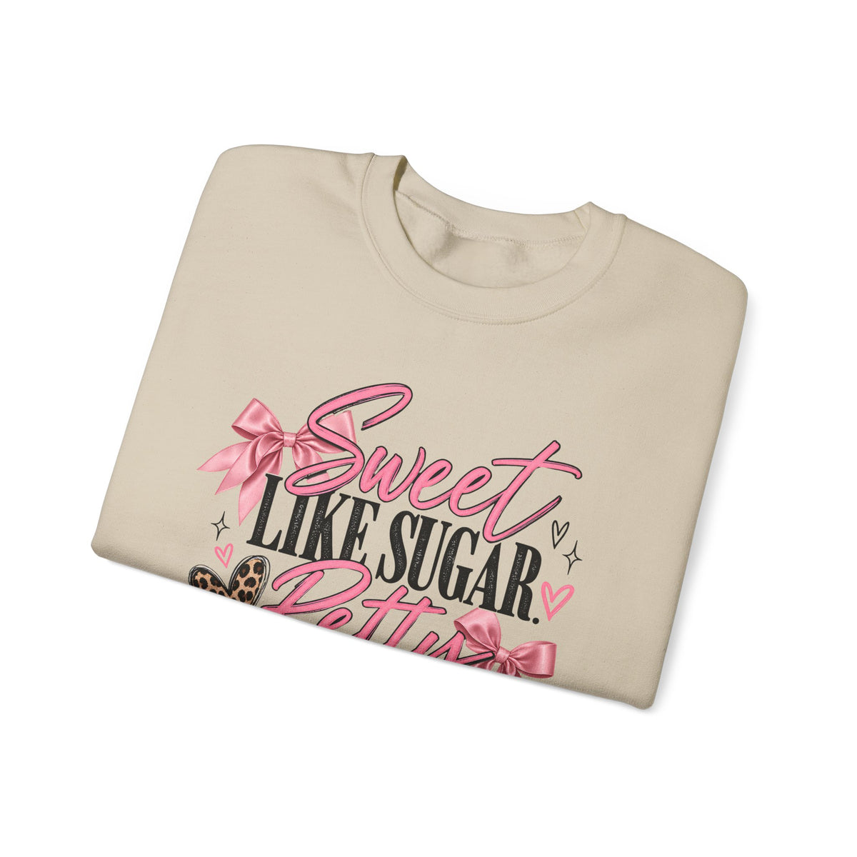 Sweet Like Sugar, Petty Like Hell Crewneck Sweatshirt