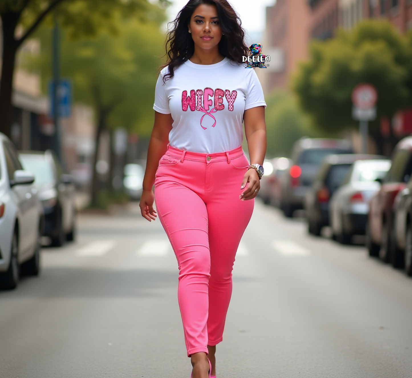 WIFEY Valentine Ribbon DTF Transfer