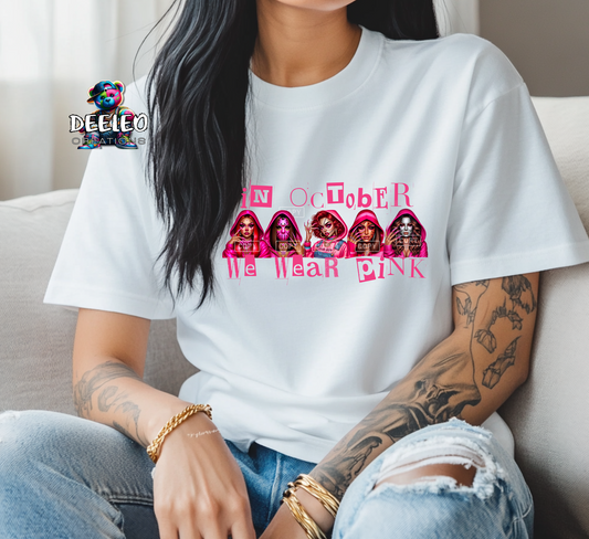 Horros Girls In October we wear PINK