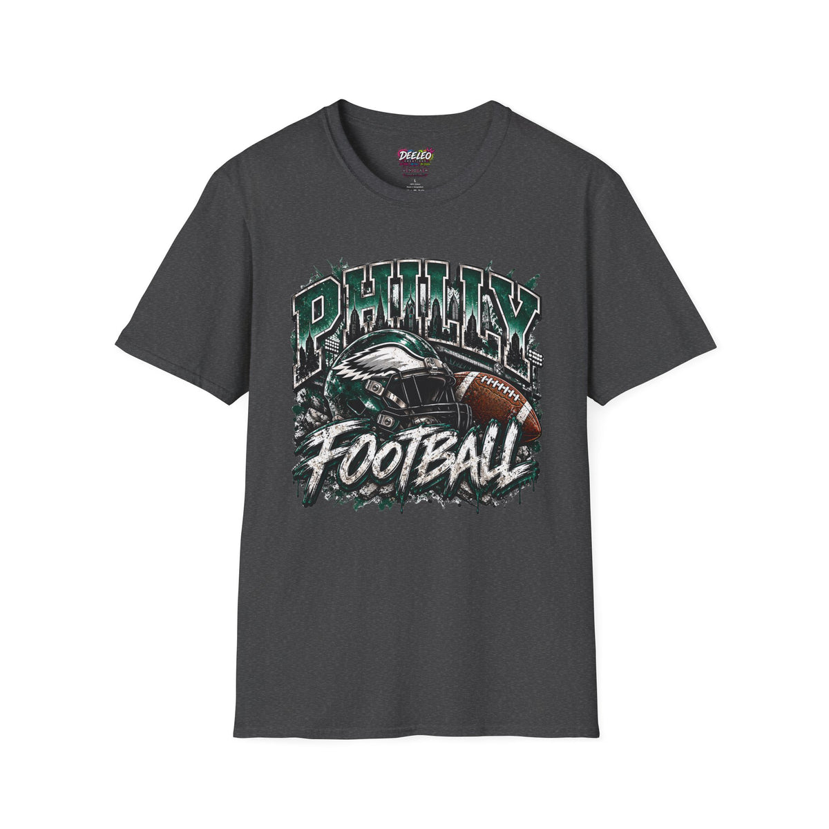 Philly Football T-Shirt — Graphic Football Helmet & Football Tee