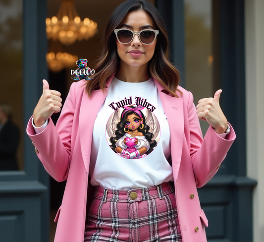 Cupid Vibes Girlie T-Shirt