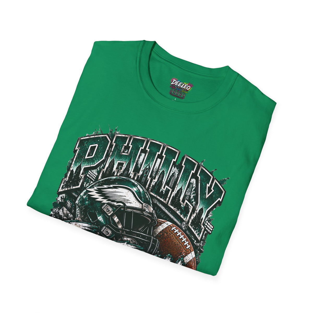 Philly Football T-Shirt — Graphic Football Helmet & Football Tee