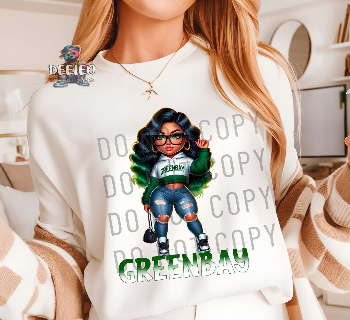 Greenbay Girlie DTF Transfer