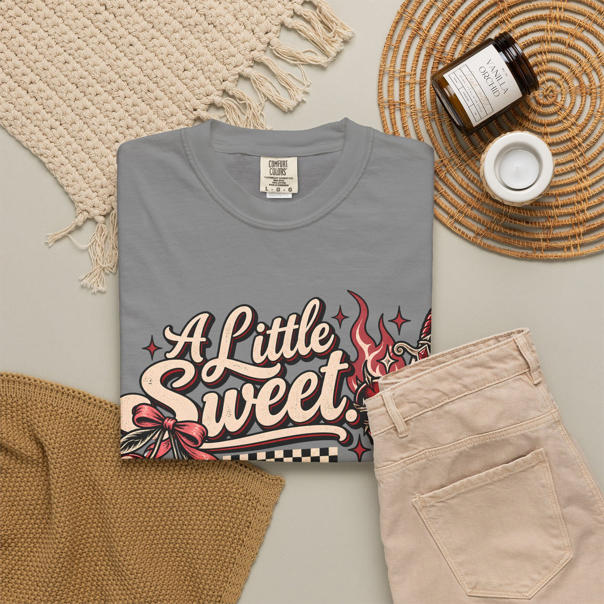 A Little Sweet A Lotta F*ck Around Find Out Graphic T-Shirt