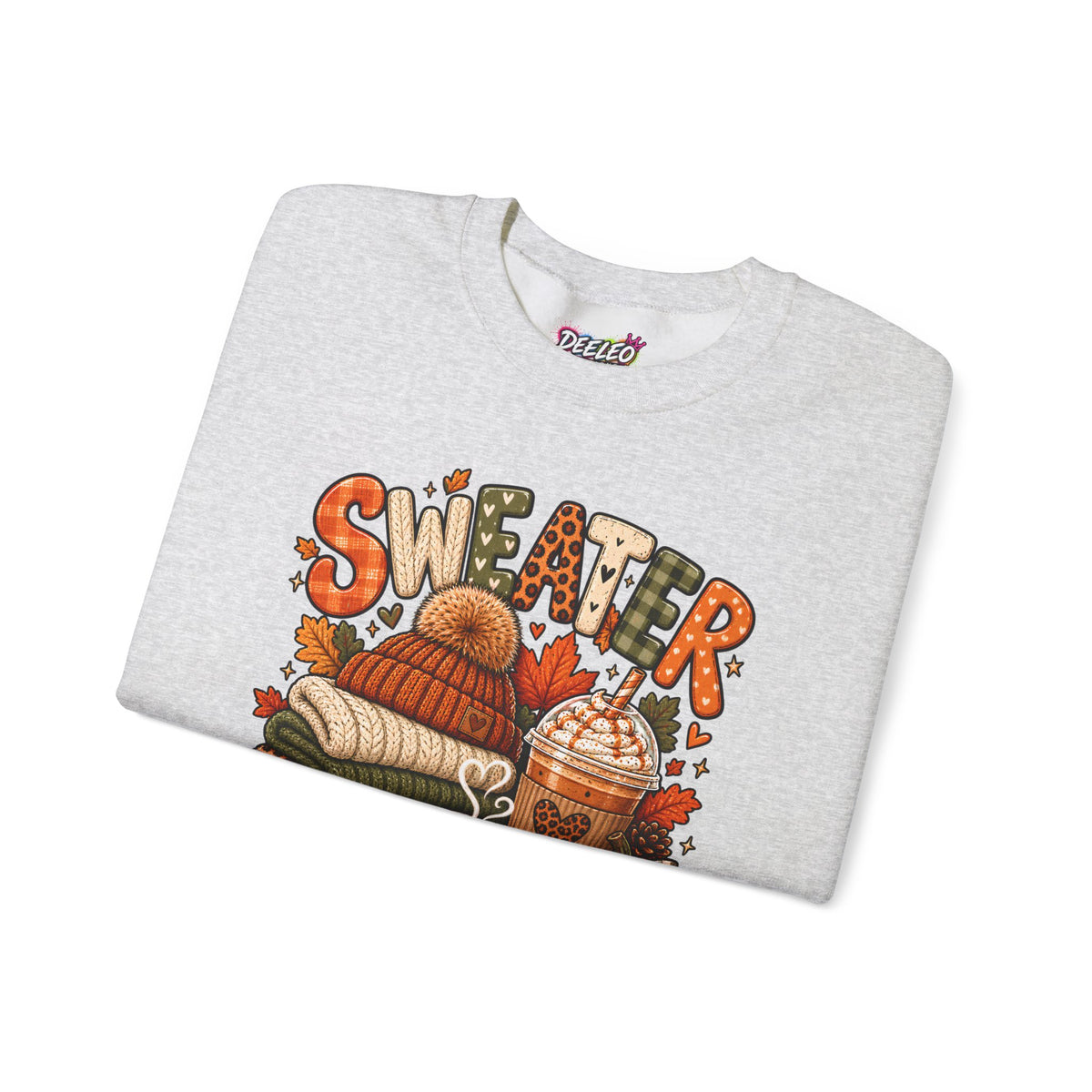 Sweater Weather Crewneck Sweatshirt | Fall Cozy Pumpkin Coffee Autumn