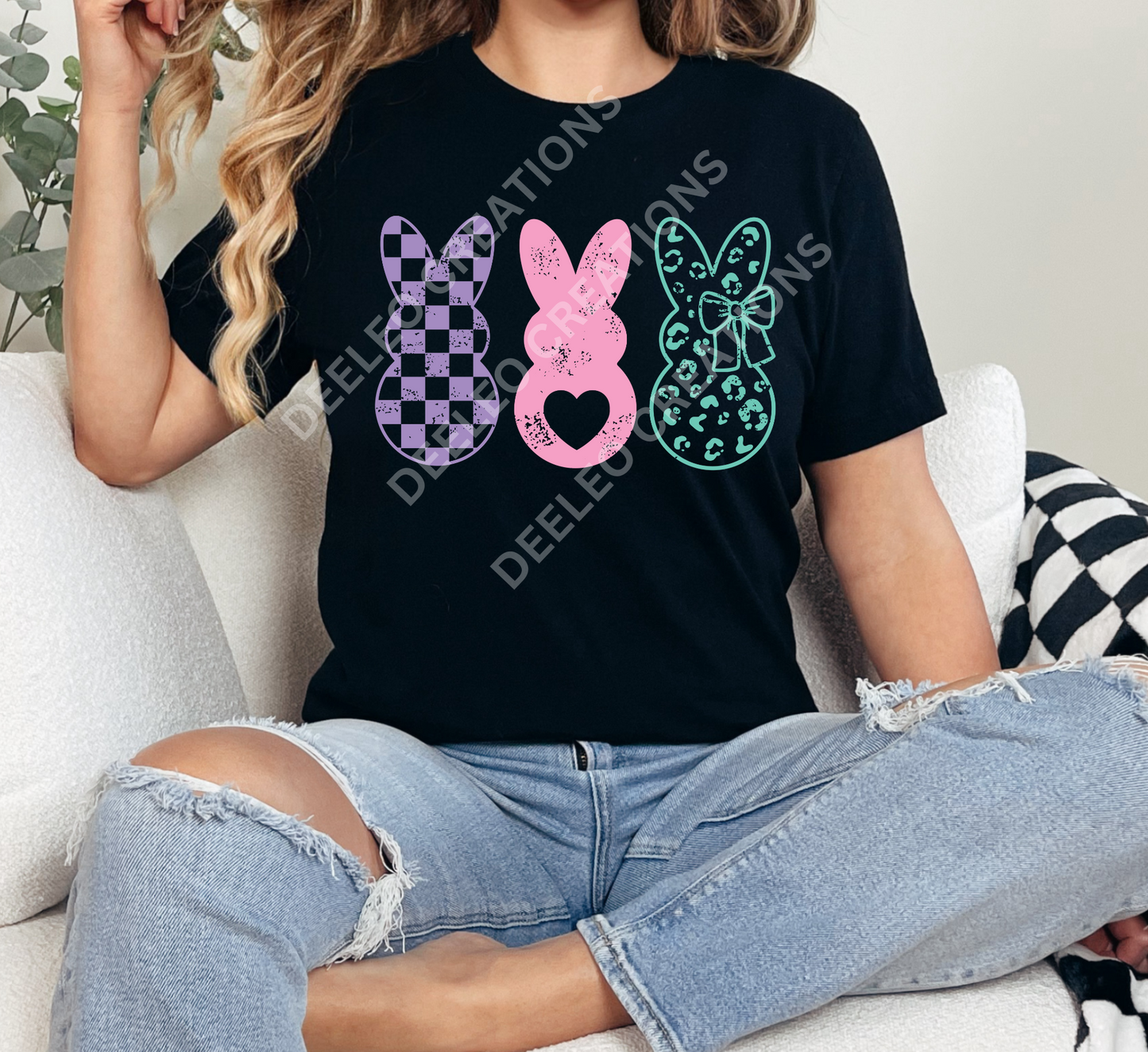 Easter Bunnies DTF Transfer