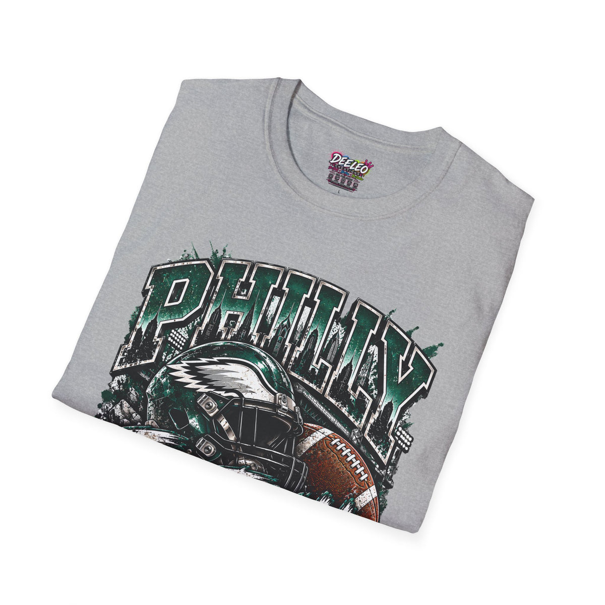 Philly Football T-Shirt — Graphic Football Helmet & Football Tee