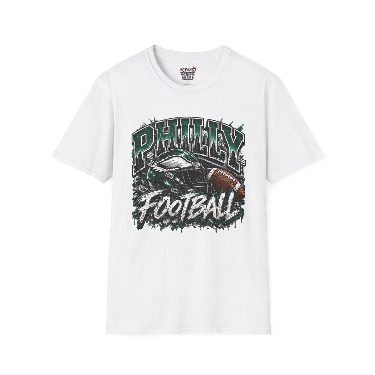 Philly Football T-Shirt — Graphic Football Helmet & Football Tee