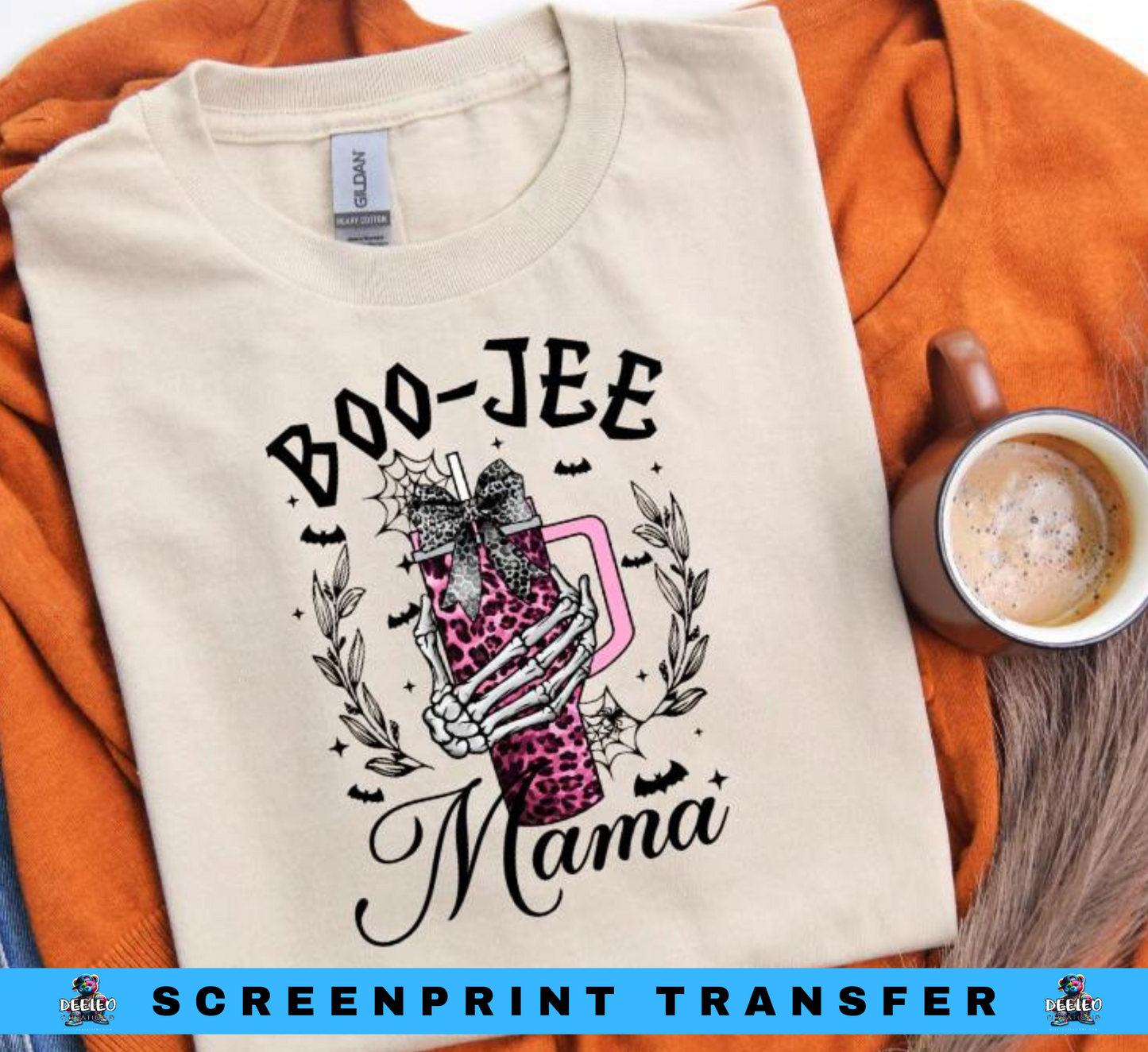 Boo-Jee Mama Screenprint Transfer