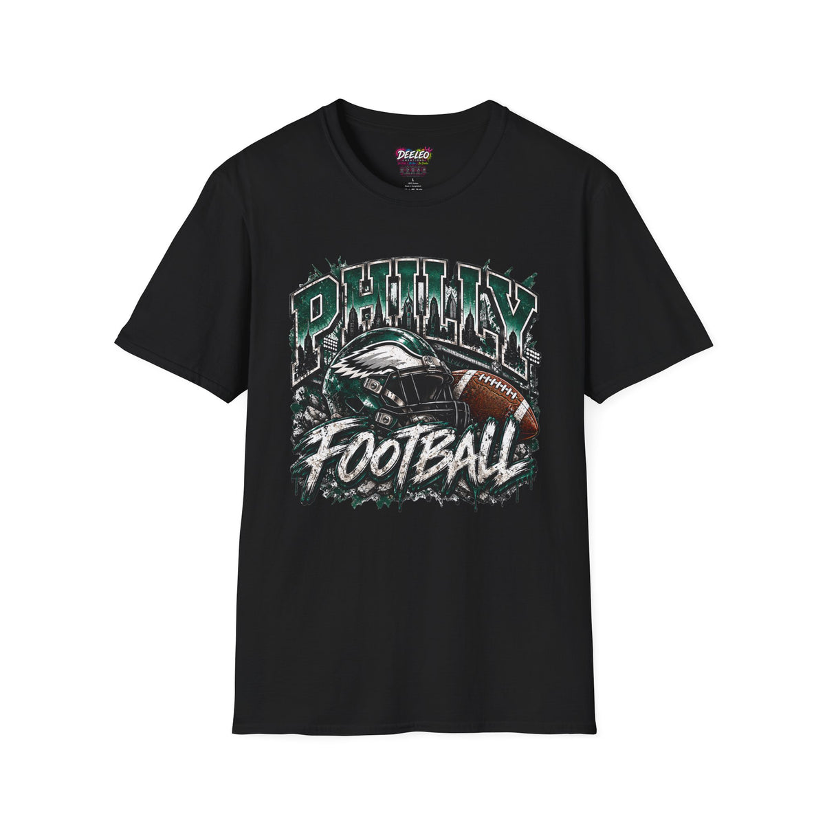 Philly Football T-Shirt — Graphic Football Helmet & Football Tee