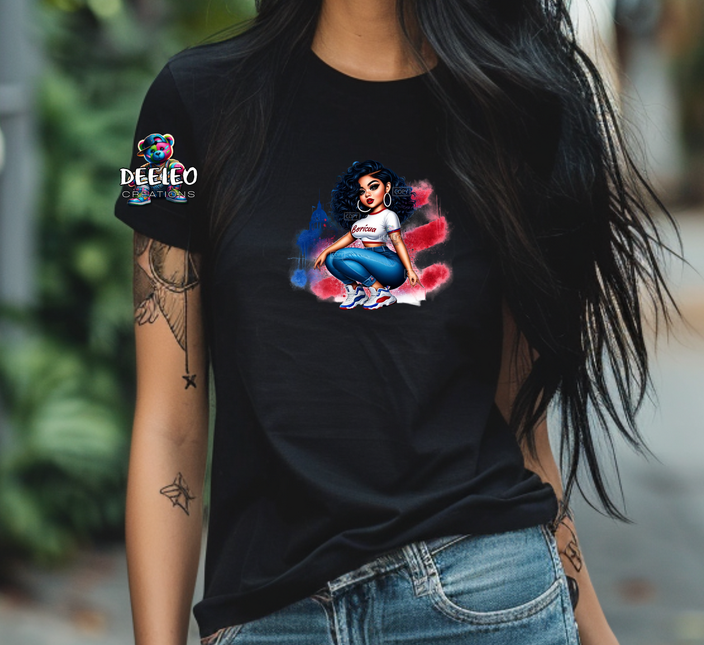 Puerto Rico Girlie Shirt