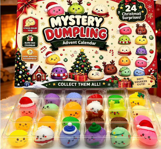 Christmas Squishies Dumpling 24 Day Advent Calendar