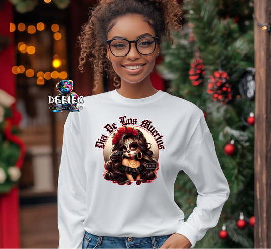 Dia De Los Muertos Girlie -Shirt