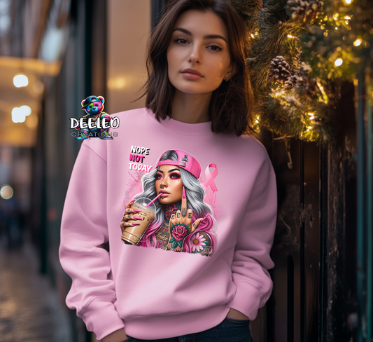 Nope Not Today #3 Sweatshirt