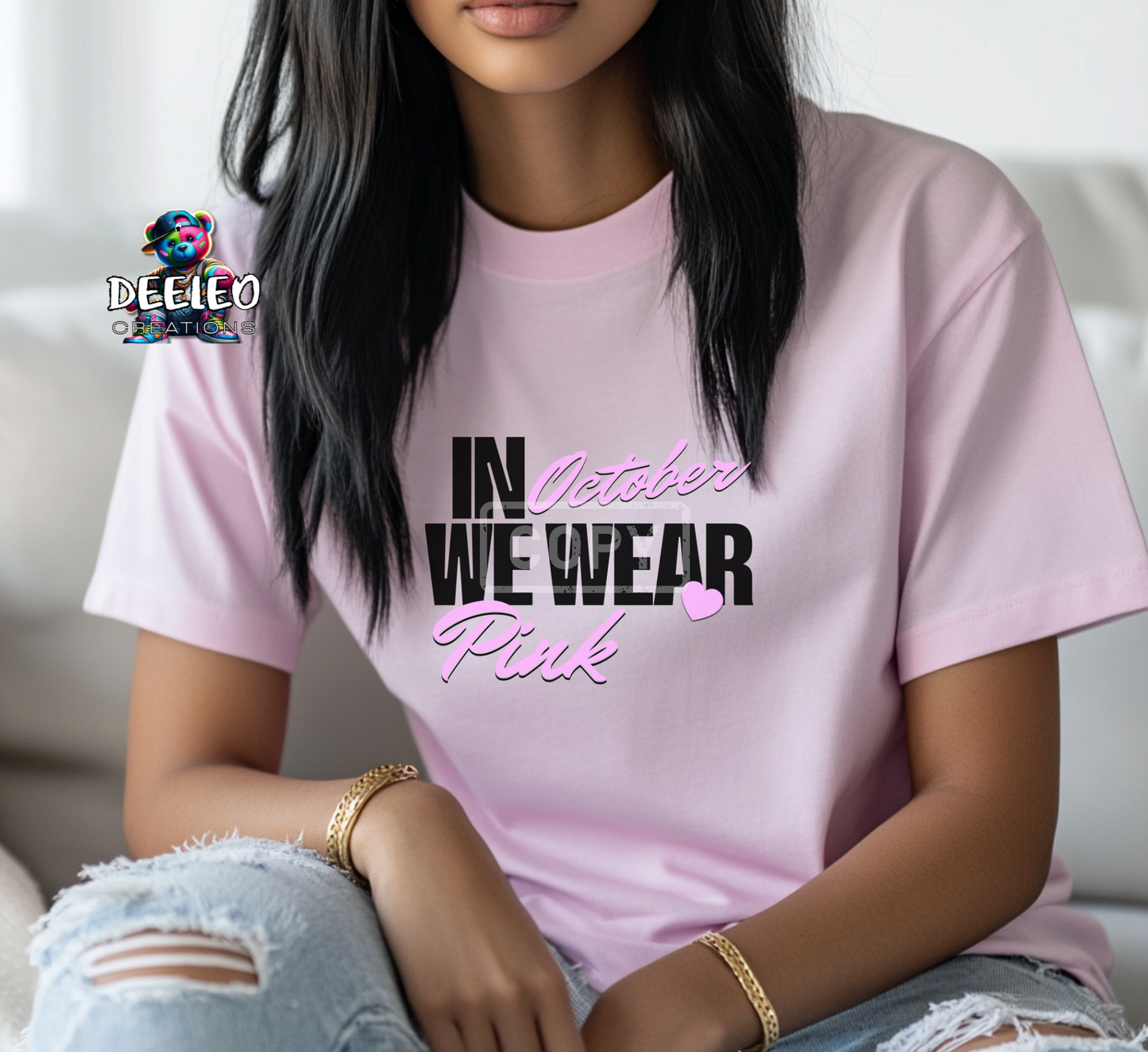 In October we wear Pink Unisex T-Shirt
