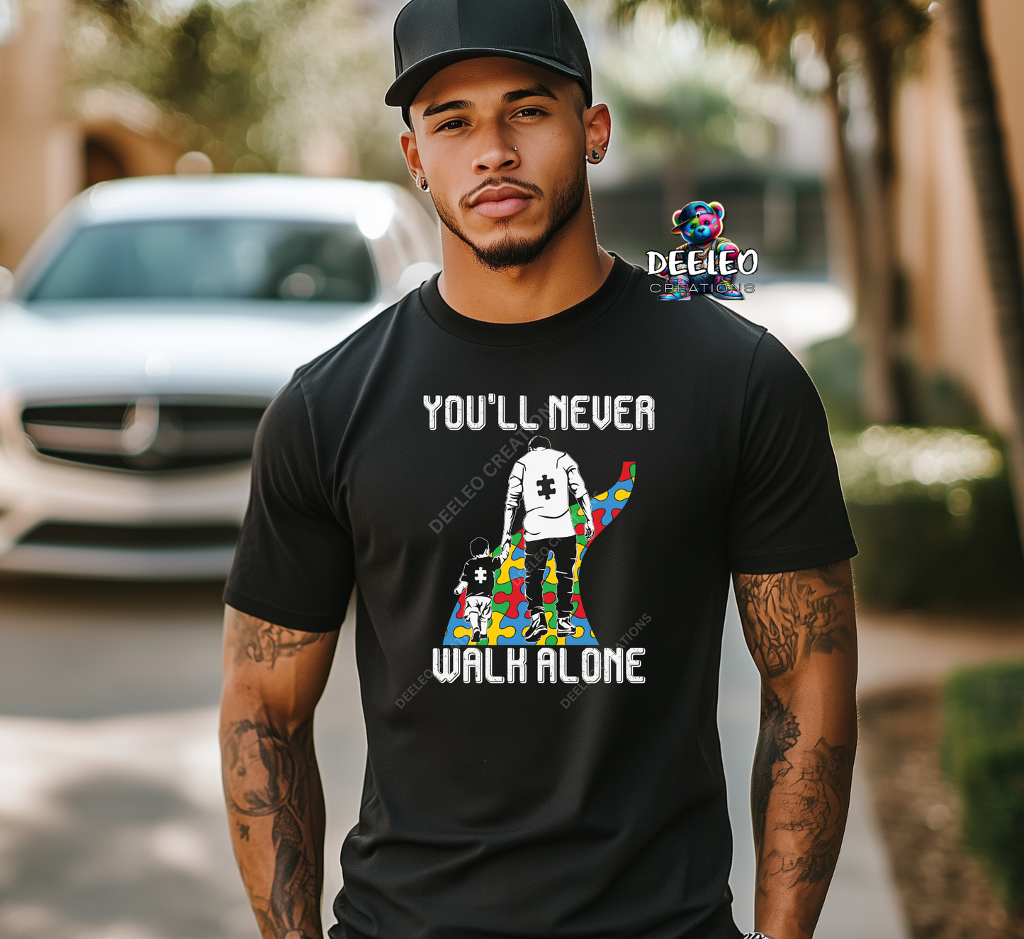 You'll Never walk alone Dad Autism DTF Transfer